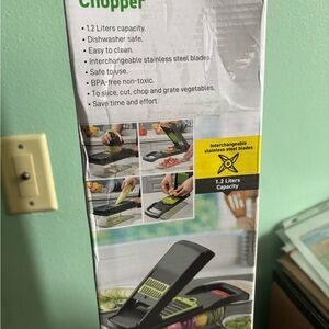 Vegetable Chopper with Blades-BPA Free Non-Toxic